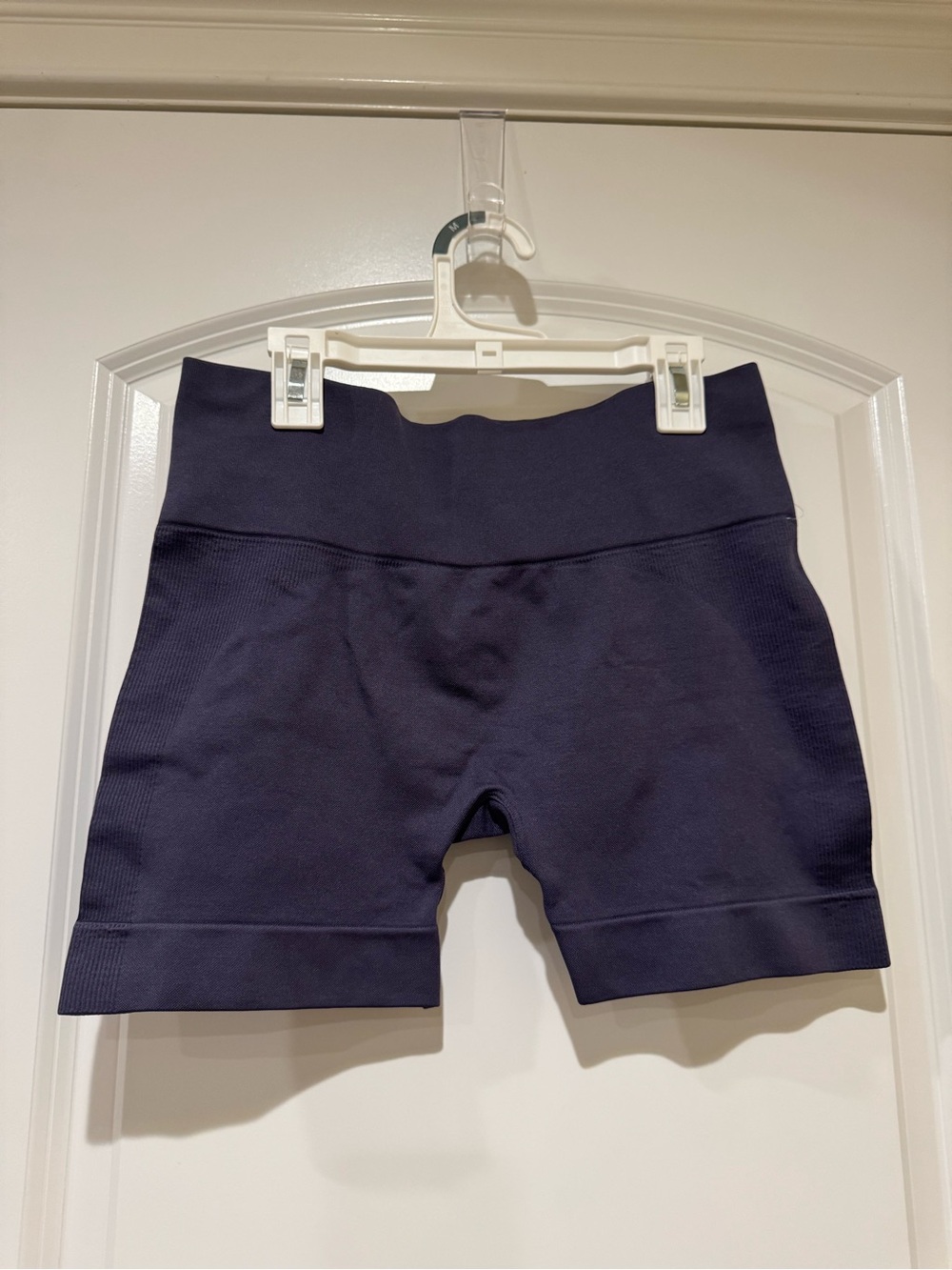 SET Active Seamless High-Waist Bike Shorts - Deep Purple